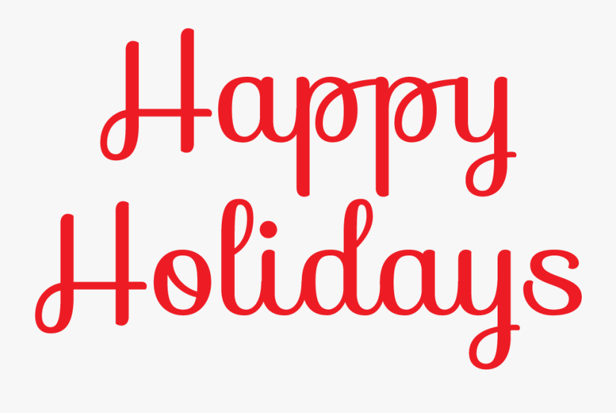 Happy Clip Art Free - Happy Holidays Clip Art Png, Transparent Clipart