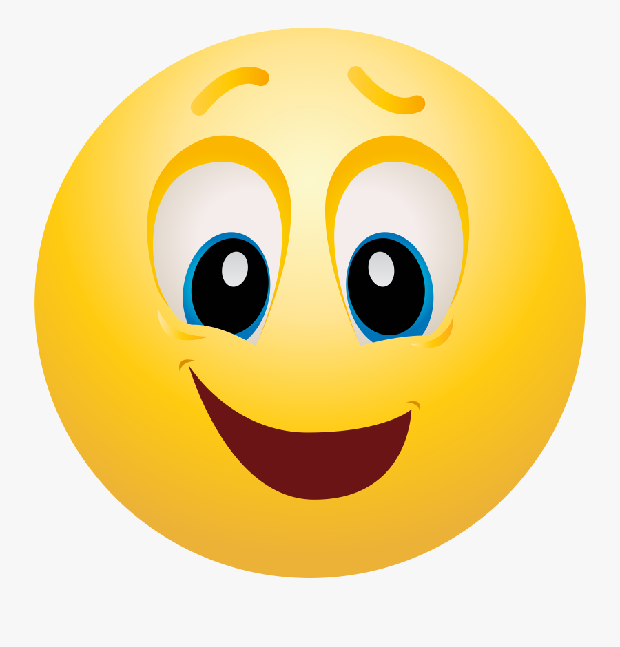 Feeling Happy Emoticon, Transparent Clipart