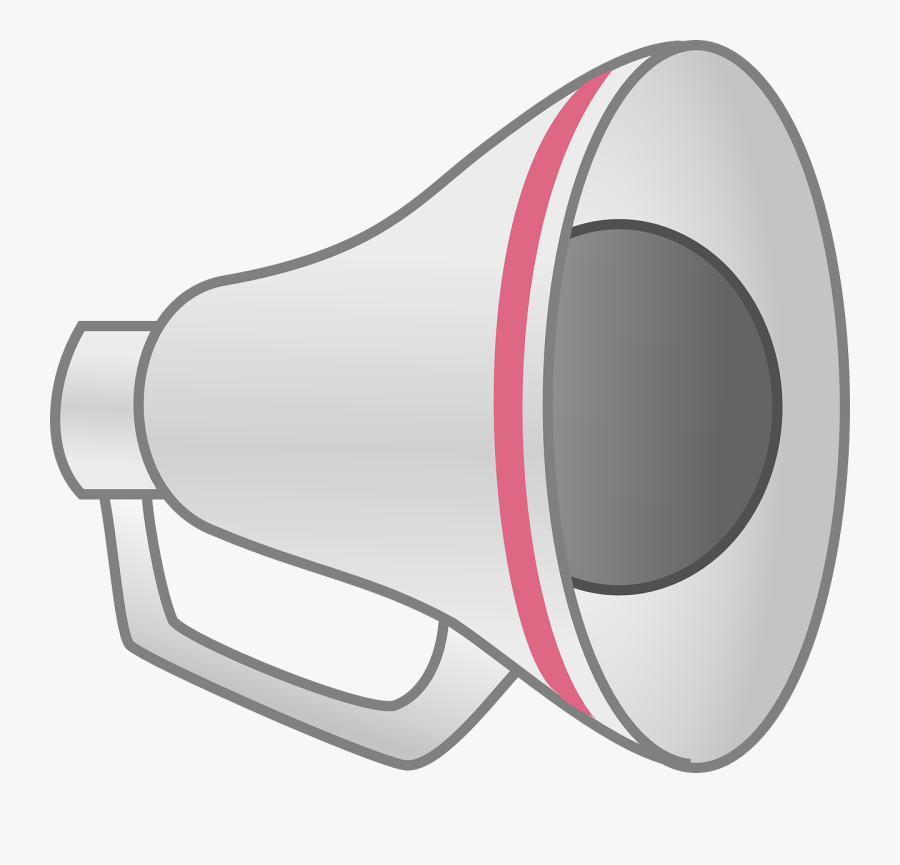 Cheer - Megaphone - Clipart - Png - Megaphone Clip Art, Transparent Clipart