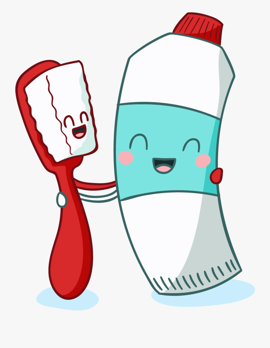 Toothbrush Brushing Tooth Electric Cartoon Free Photo - Cartoon Tooth With Brush, Transparent Clipart