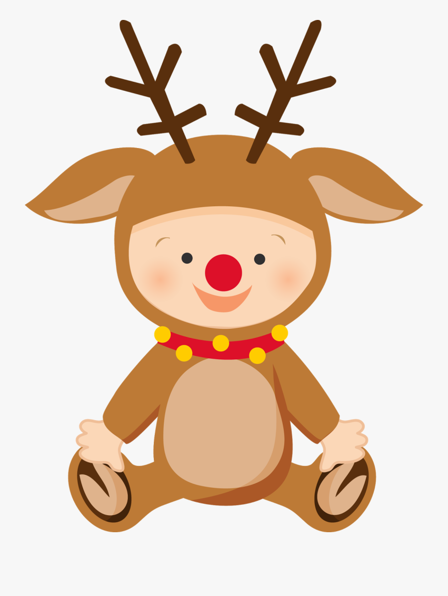 Babys First Christmas Reindeer Clipart Jpg Freeuse - Babys First Christmas Png, Transparent Clipart