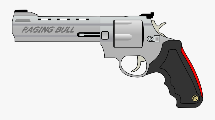 Raging Bull Gun Clipart, Vector Clip Art Online, Royalty - Gun Clipart Png, Transparent Clipart