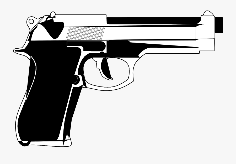 Pistol Clipart, Transparent Clipart