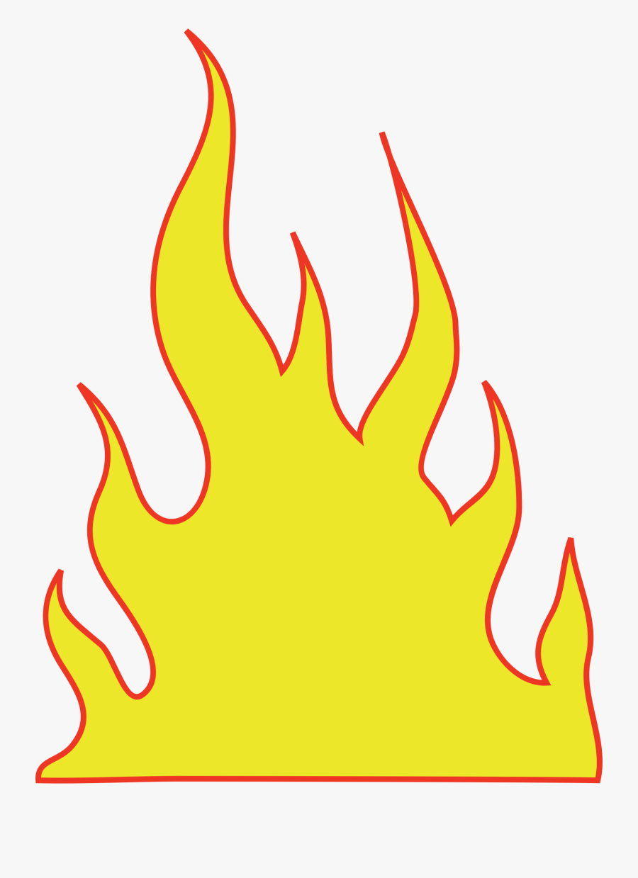 Free Flame Clipart - Yellow Flames , Free Transparent Clipart - ClipartKey