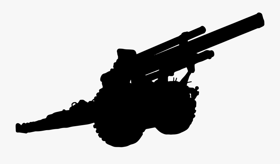 Clip Art Cross Guns Transparent Download - Artillery Clipart, Transparent Clipart