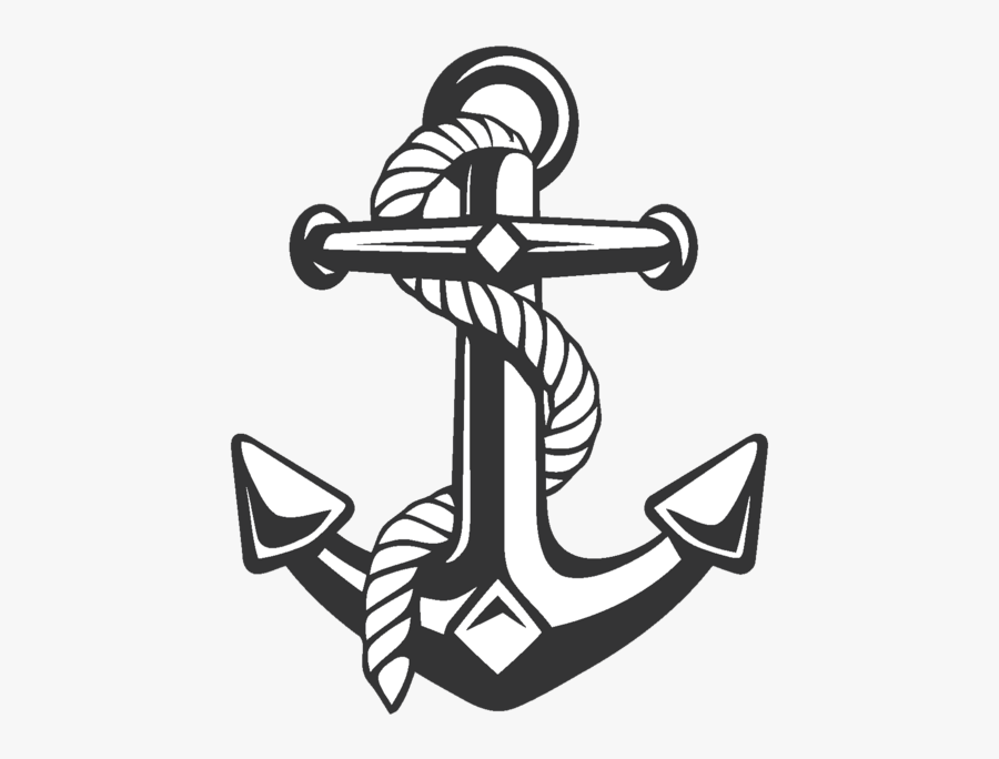 Anchor Rope Ship Clip Art - Anchor With Rope Logo, Transparent Clipart
