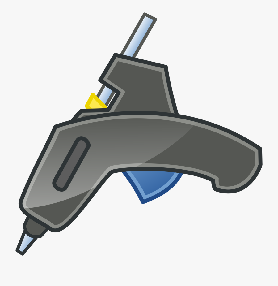 Glue Gun Tango Icon - Hot Glue Gun Clipart, Transparent Clipart