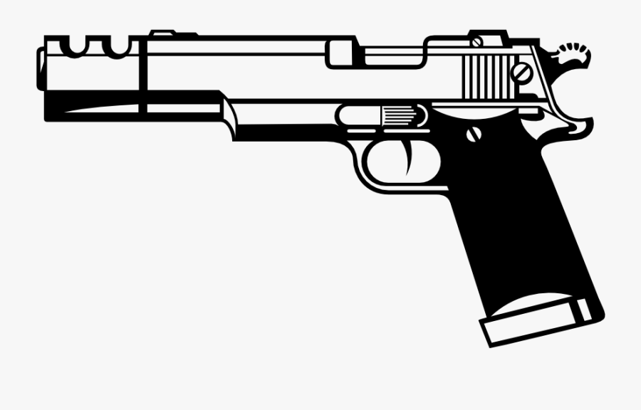 Tips For Making Your - Gun Clipart Black And White, Transparent Clipart