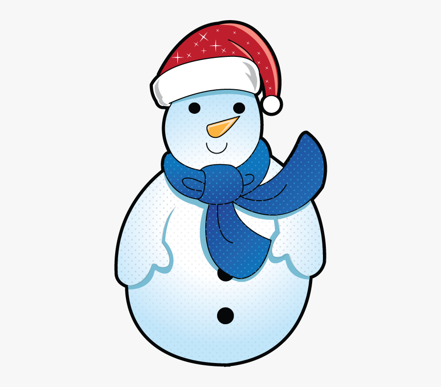 Free Clip Art - Blue Frosty The Snowman, Transparent Clipart