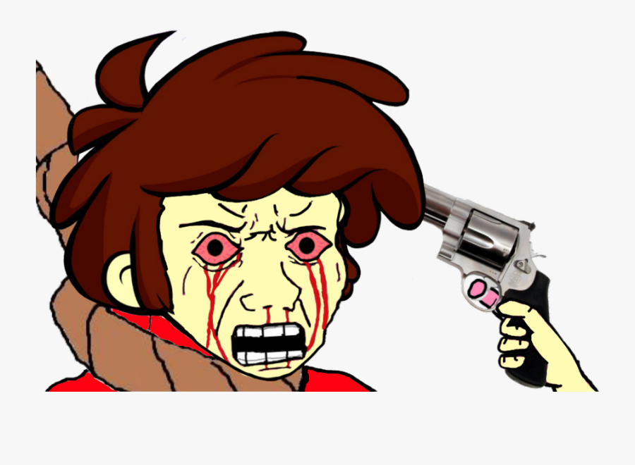 Npc Meme Gun Clipart , Png Download - Cartoon, Transparent Clipart