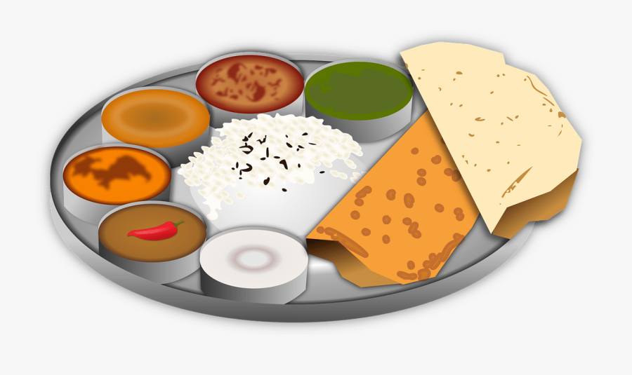 Food Clipart Lunch - Indian Food Clipart, Transparent Clipart