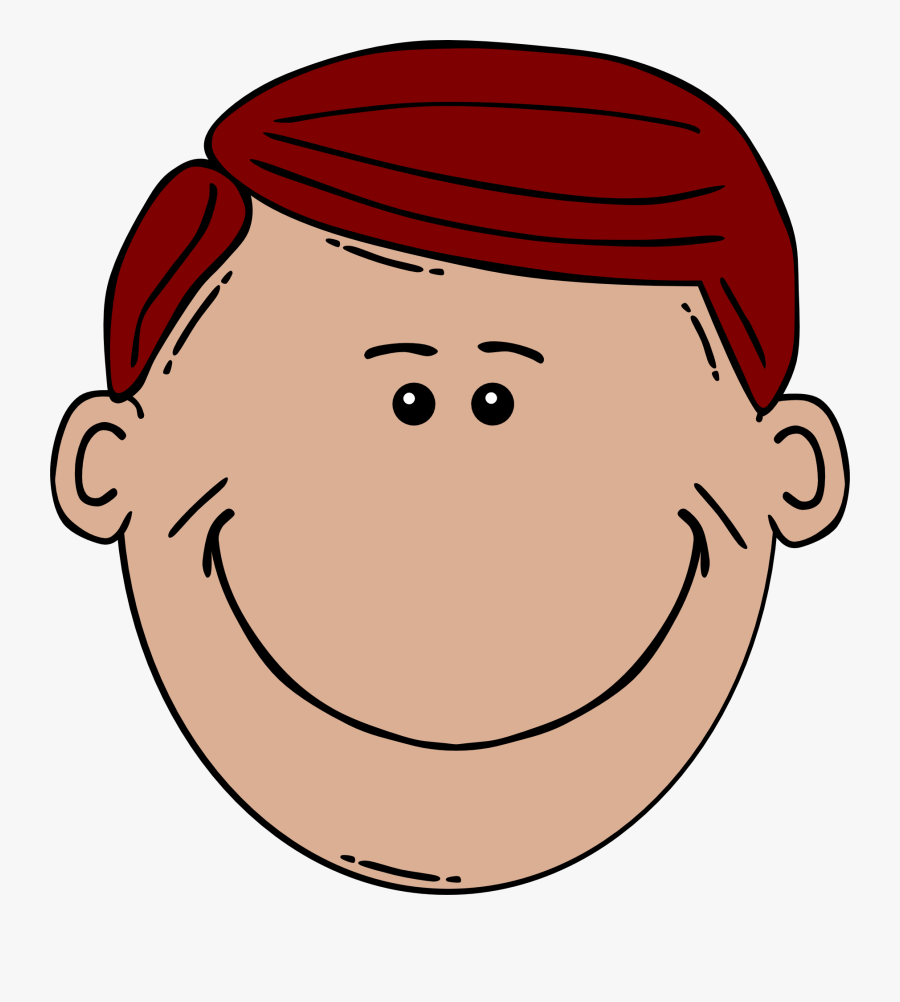 Face Cartoon, Transparent Clipart