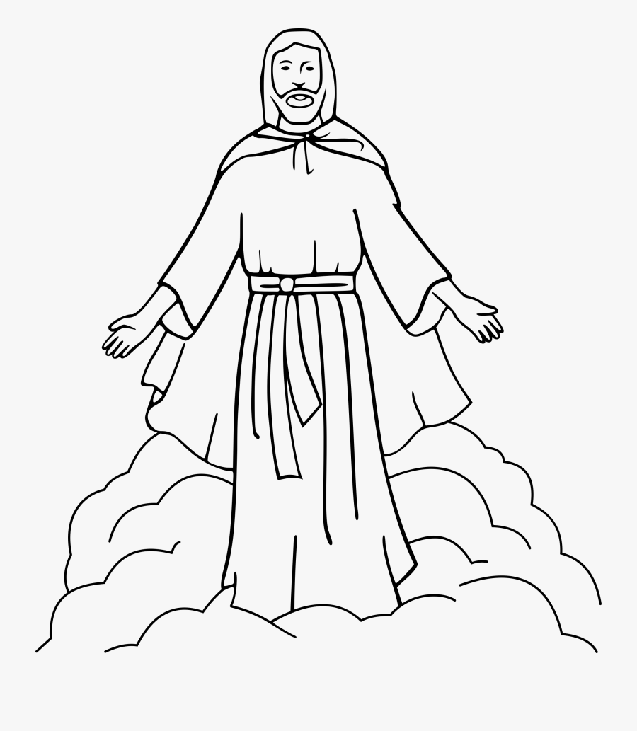 Free Jesus Clip Art Christian Clipart Wallhi - Jesus Clipart Black And White, Transparent Clipart