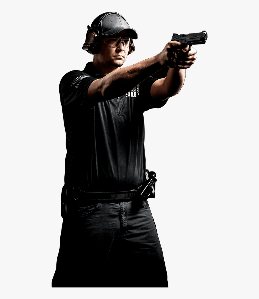 Men Shooting Gun Clipart - Guy Shooting Gun Png, Transparent Clipart