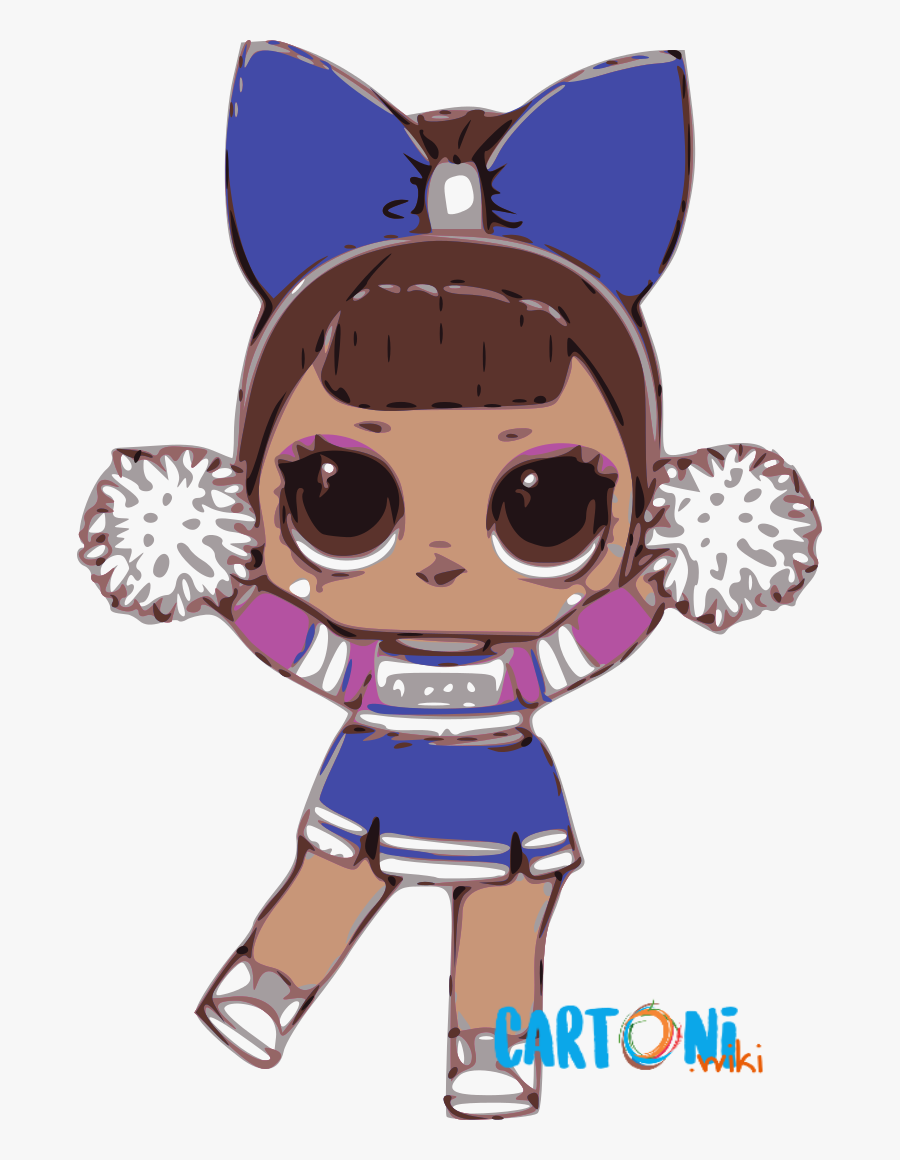 Transparent Stick Figure Cheerleader Clipart - Sis Cheer Lol Doll, Transparent Clipart