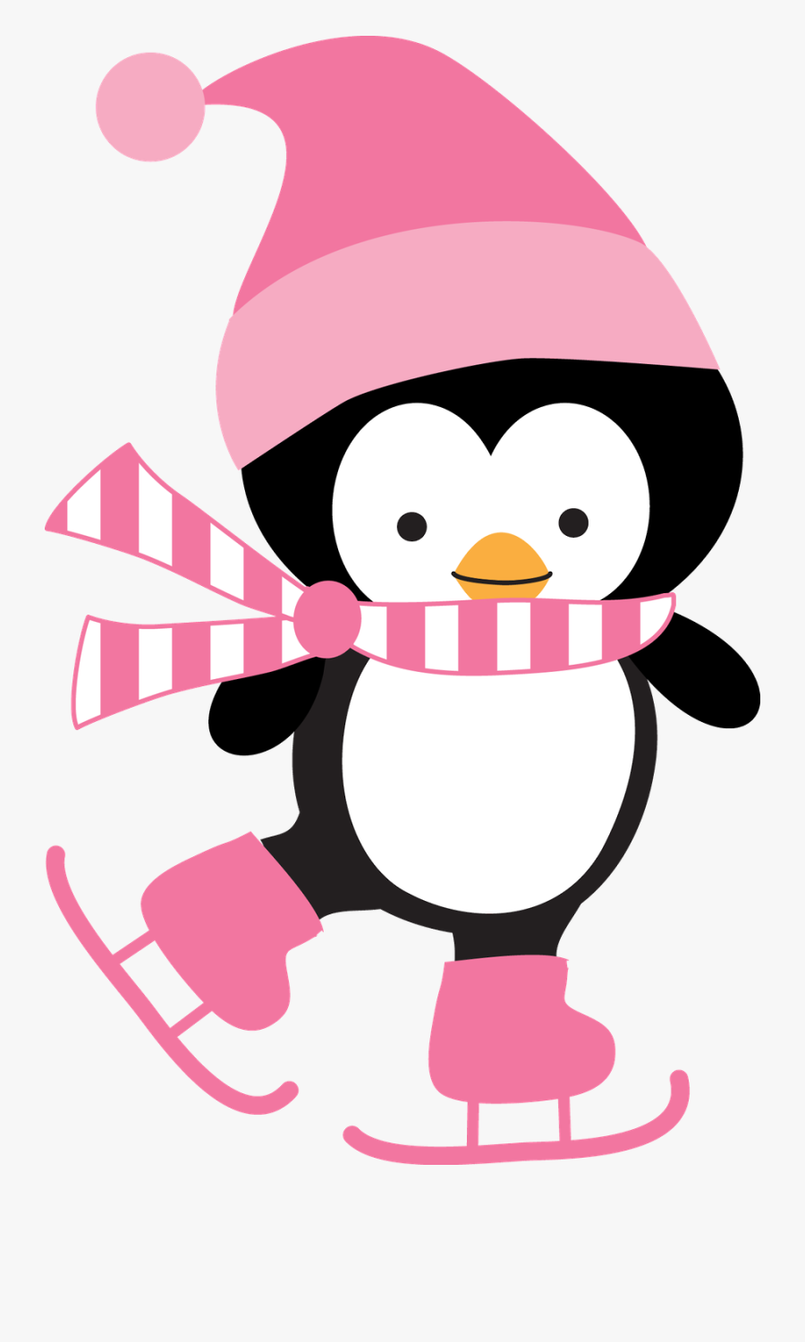 Holiday Clipart Penguin - Ice Skating Penguin Clip Art , Free ...