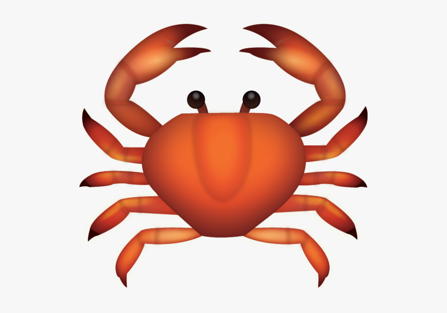 Transparent Crab Clipart Png - Iphone Crab Emoji, Transparent Clipart