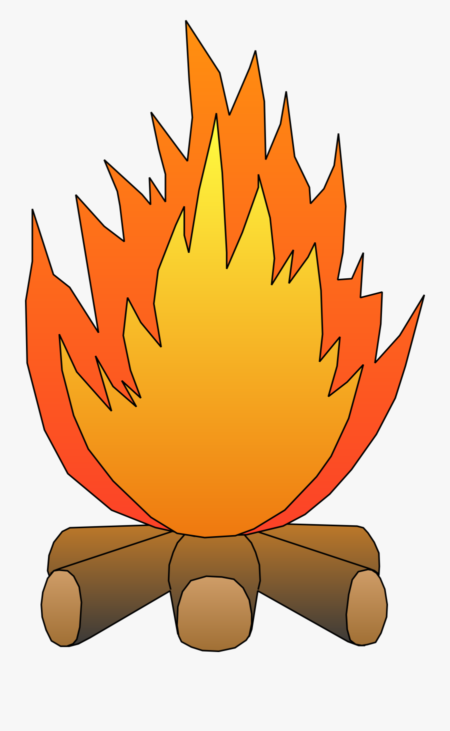 Smores Campfire Clipart - Fire Clipart, Transparent Clipart