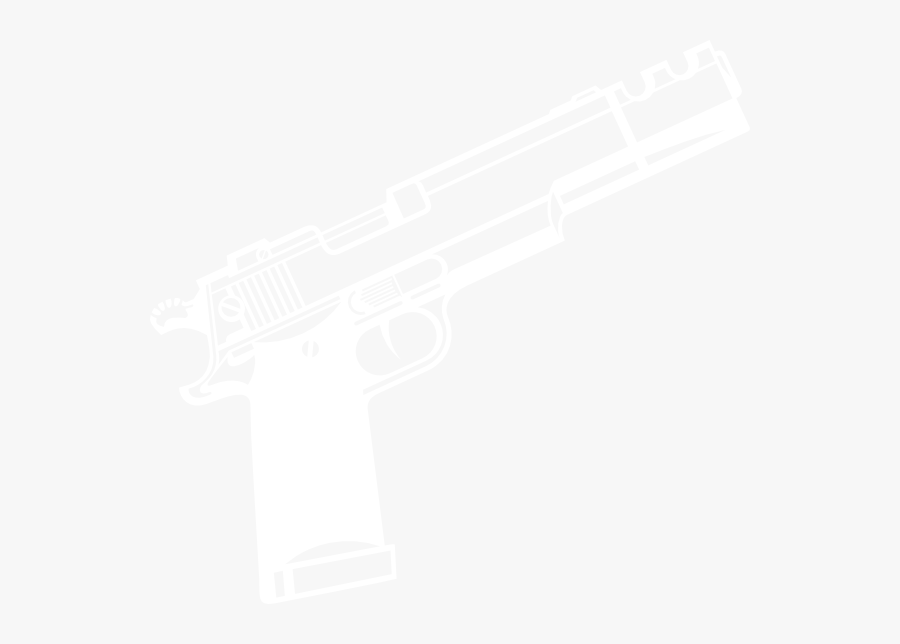 Guns Revolver Transparent Png - White Gun Transparent Background, Transparent Clipart