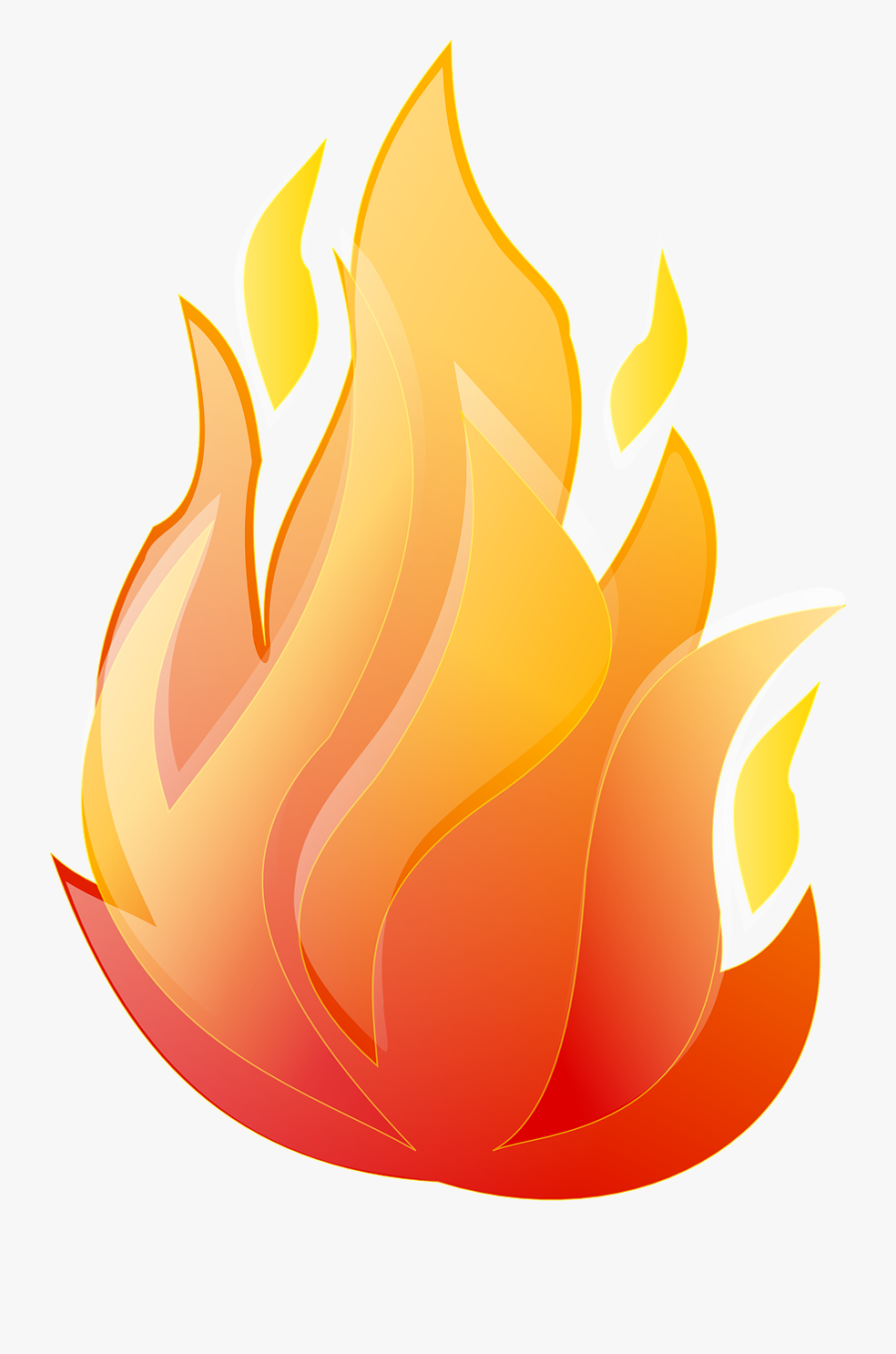 Free Vector Graphic Fire Flame Campfire Bonfire Image - Animated Transparent Background Fire Png, Transparent Clipart