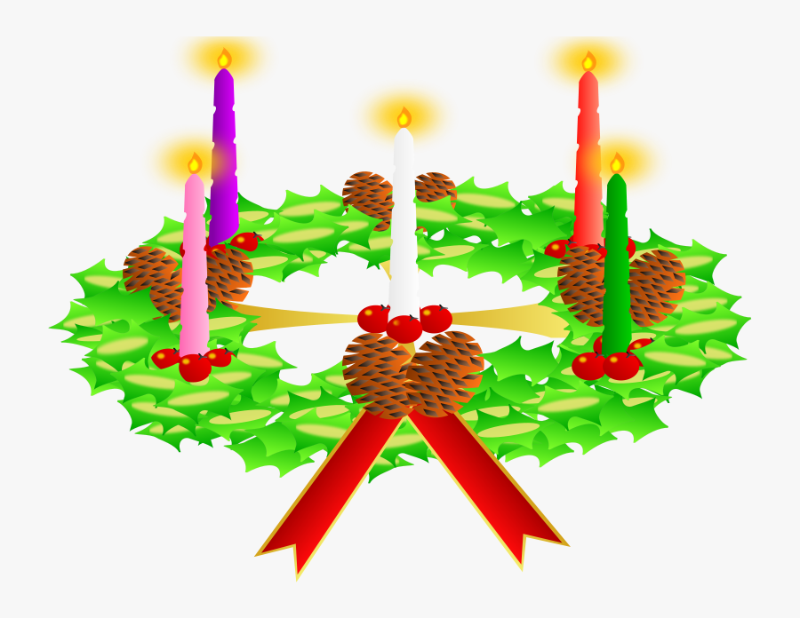 Free Christian Clipart Advent Wreath - Advent Reef, Transparent Clipart