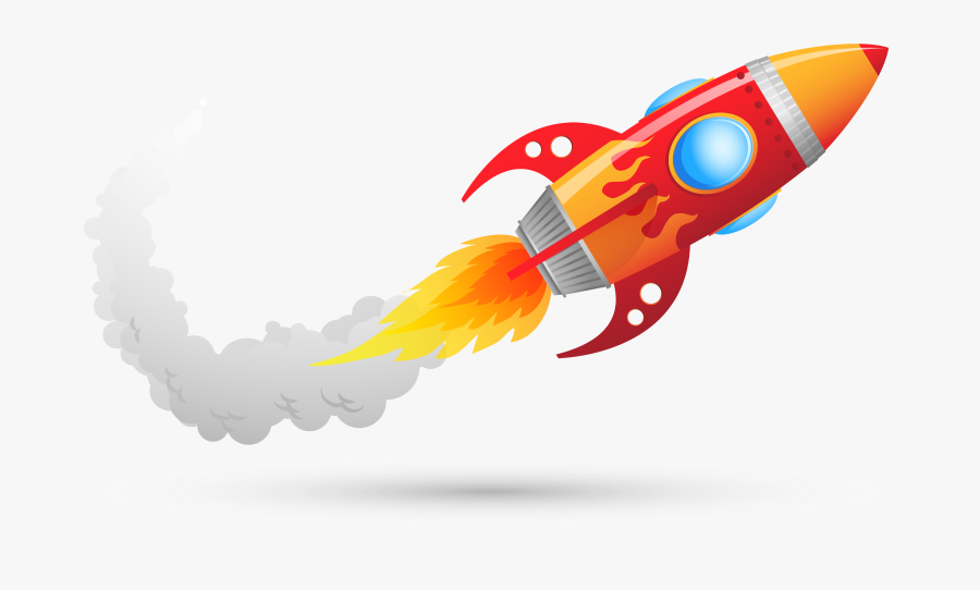 Transparent Fire Vector Png - Rocket Png, Transparent Clipart