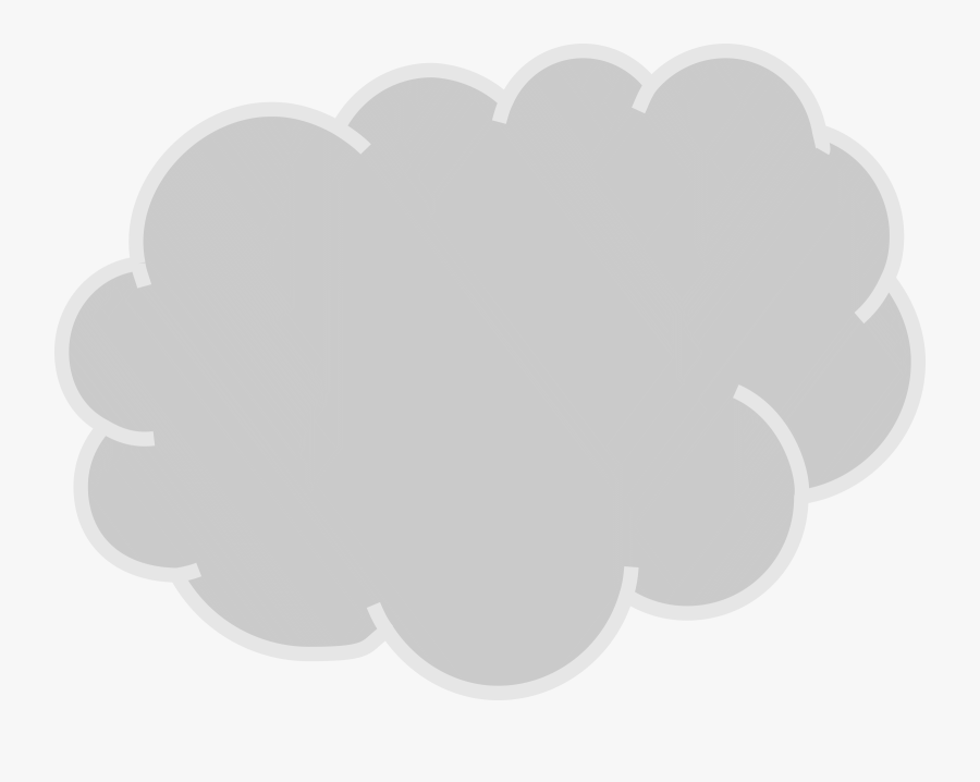 Grey Clouds Clipart - سكرابز غيمة Png, Transparent Clipart