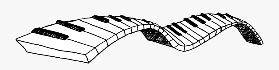 Piano Keys Png Cartoon, Transparent Clipart