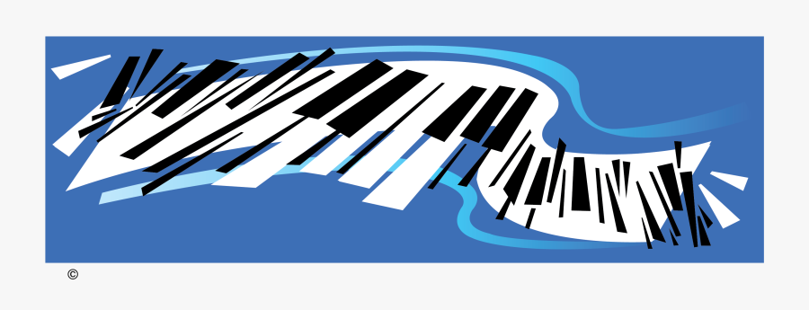 Abstract Piano Vector Clip Art - Musical Keyboard, Transparent Clipart