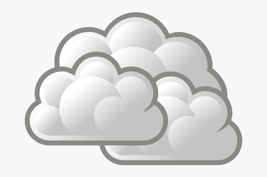 Overcast Cloud Computer Icons Weather Forecasting Sky - Cloudy Clipart, Transparent Clipart