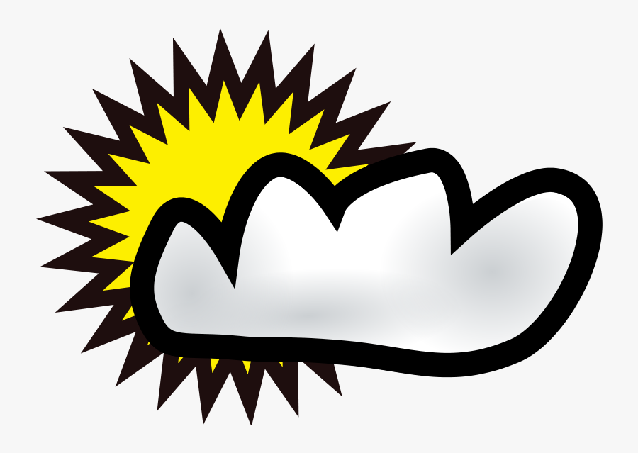 Clouds - Sunny And Cloudy, Transparent Clipart