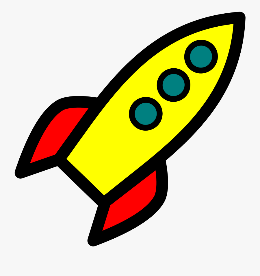 Rocket Ship Clip Art, Transparent Clipart