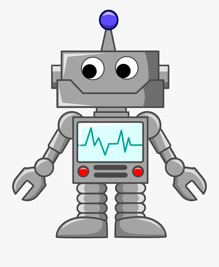 Clip Art Photo Image Picture Free - Cartoon Image Of Robot, Transparent Clipart