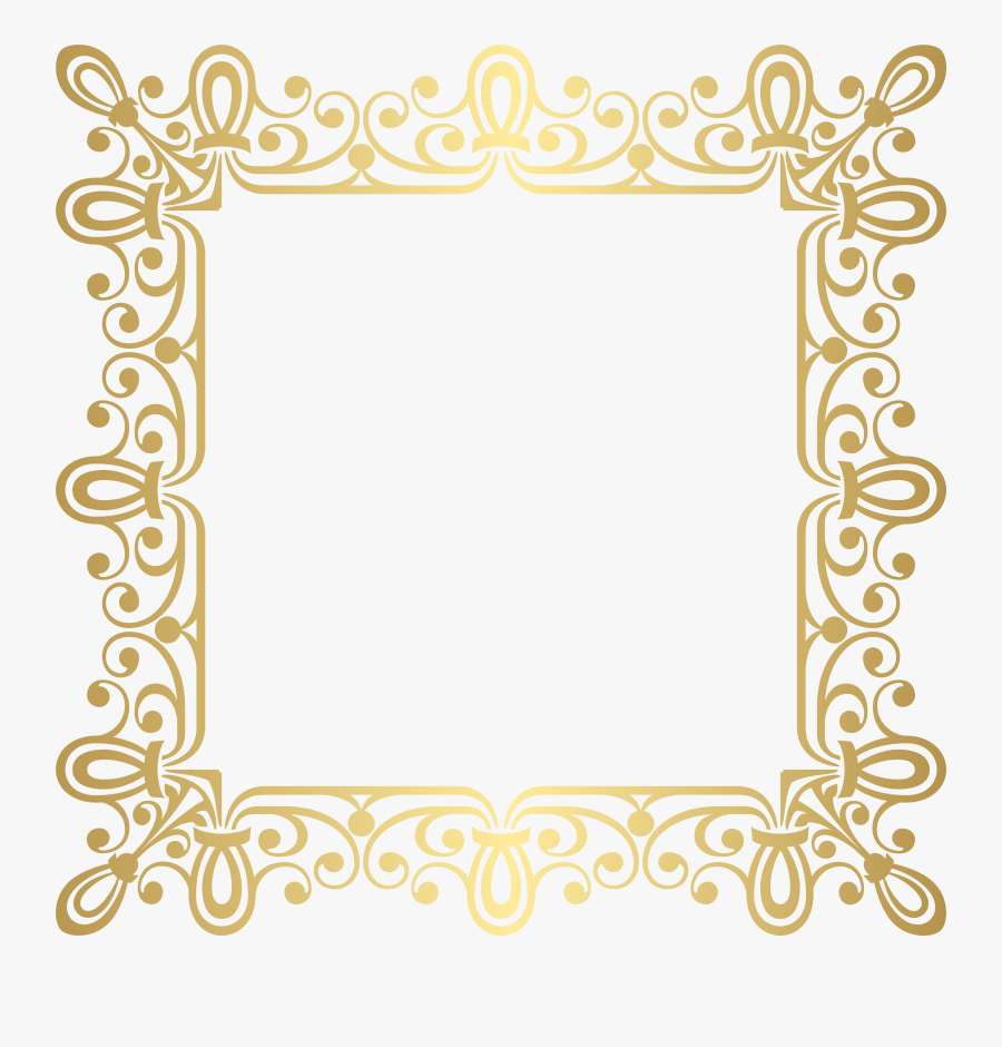 Scroll Clipart Golden - Clip Art, Transparent Clipart