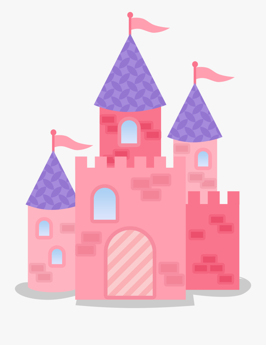 Pink And Purple Castle Castle Vector, Castle Clipart, - Pink And Purple Castle, Transparent Clipart
