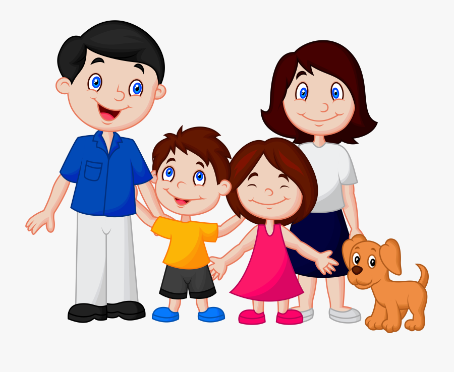 Фото, Автор Soloveik - Happy Family Cartoon, Transparent Clipart