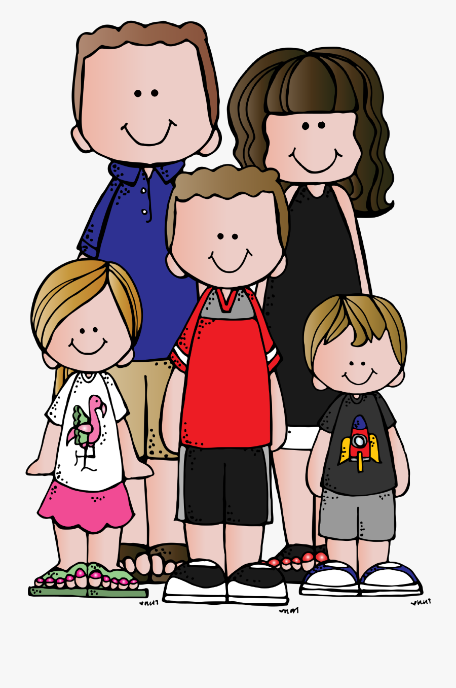 Clipart Math Family - Family Clip Art Melonheadz, Transparent Clipart