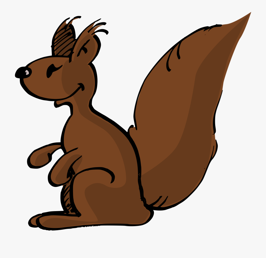 Gray Squirrel Cliparts - Squirrel, Transparent Clipart