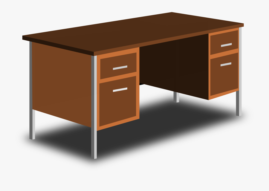 Table Clipart Office Table - Office Desk Clip Art, Transparent Clipart
