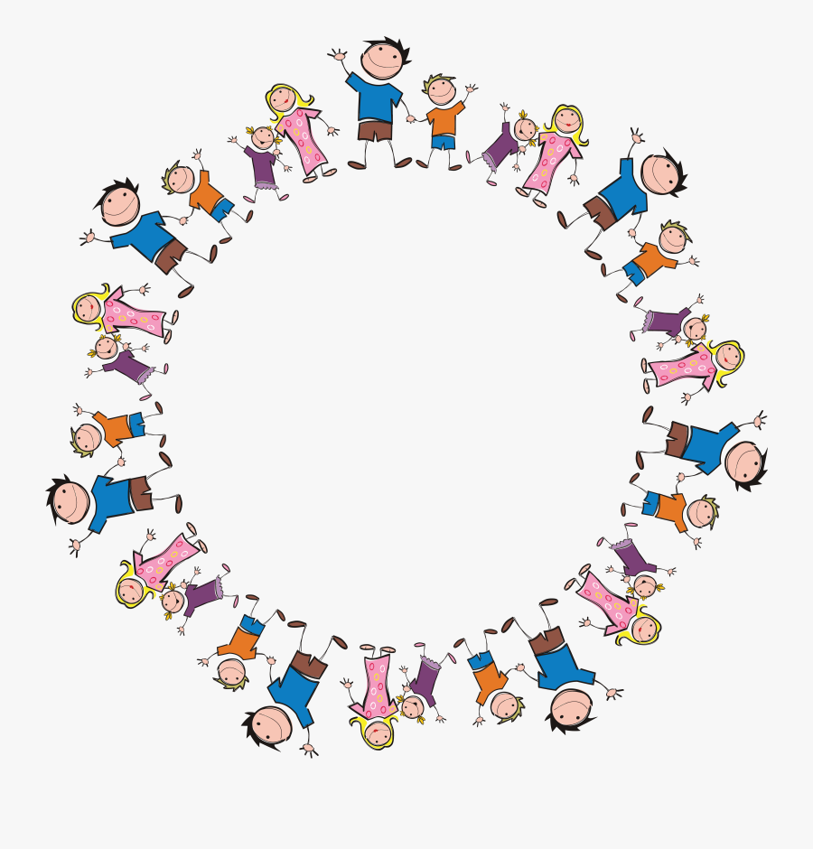 Clipart - Family In Circle Png, Transparent Clipart