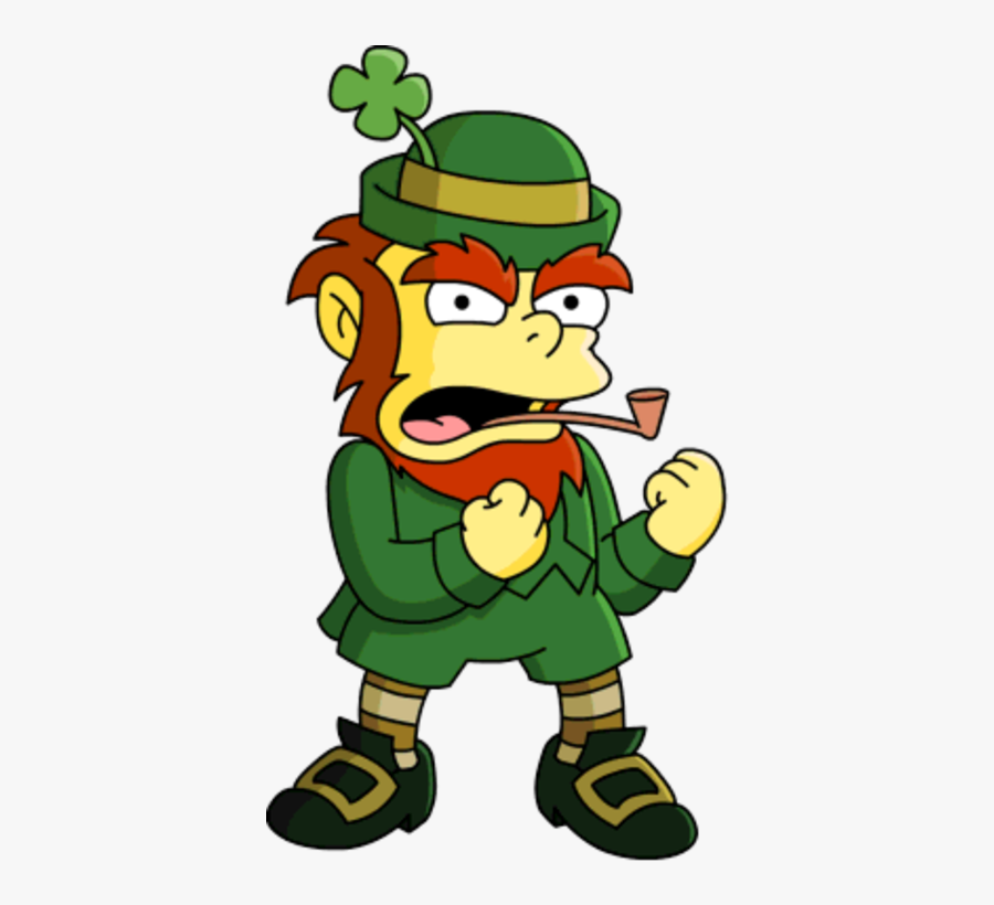 Clip Art Wiki Fandom Powered By - St Patrick's Day Simpsons, Transparent Clipart