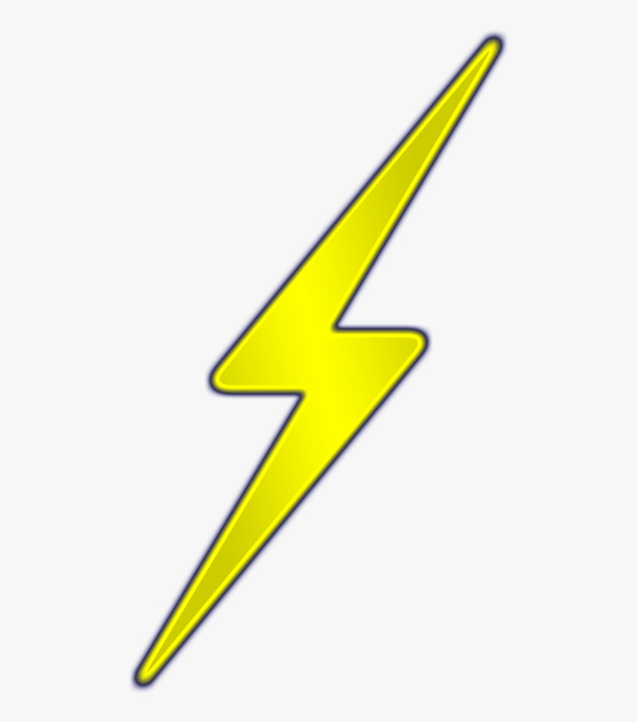 Outer Glow, Without Rounded Edges - 80s Lightning Bolts Transparent, Transparent Clipart