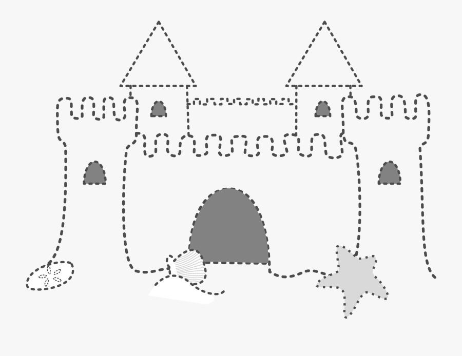 Transparent Castle Vector Png - Sand Castle Clip Art, Transparent Clipart