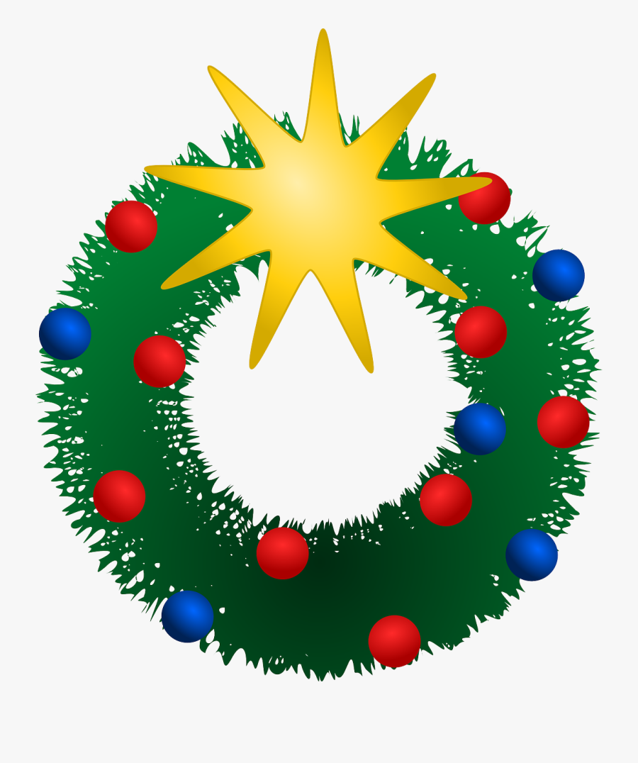 Free Christmas Wreath Clipart Public Domain Clip Art - Christmas Holiday Clip Art, Transparent Clipart