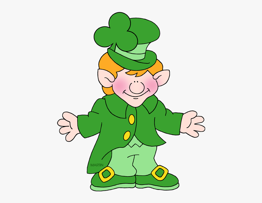 Patrick"s Day Clip Art By Phillip Martin, Little Leprechaun - Phillip Martin Saint Patrick, Transparent Clipart