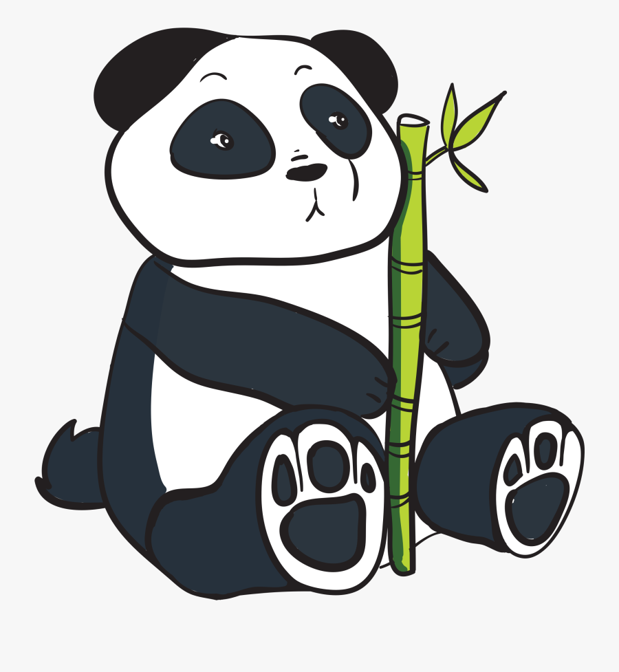 Panda Love You Teddy Bear Clipart Free Images - Coloring Panda, Transparent Clipart