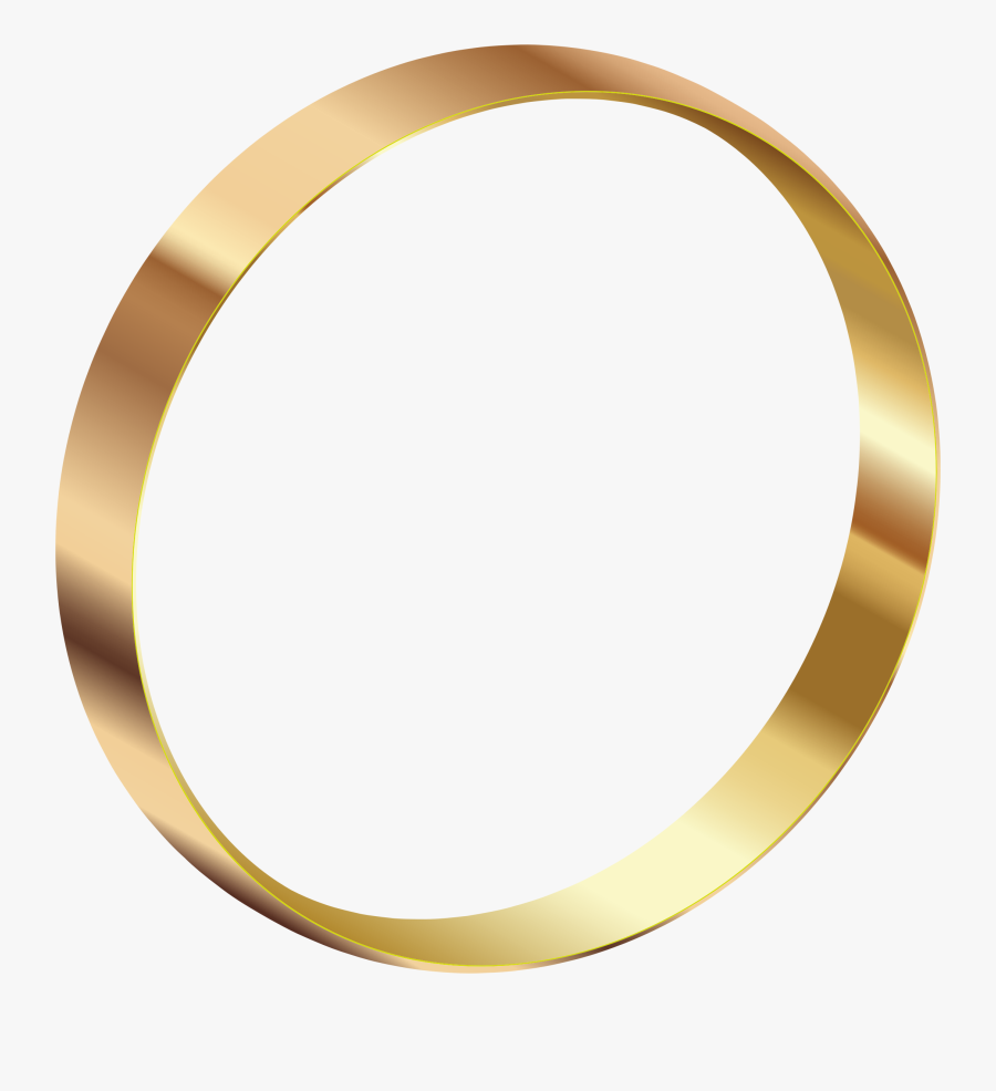 Thumb Image - Golden Circle Ring Png, Transparent Clipart