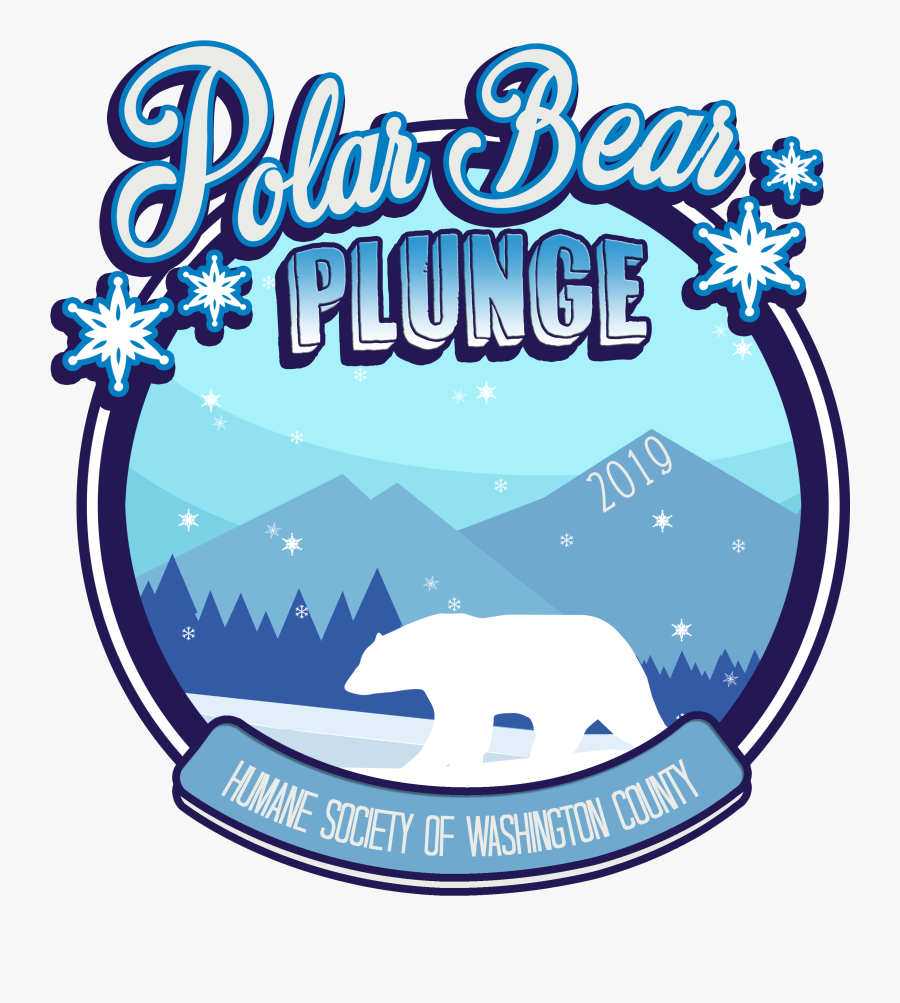 Of Washington County Invites You To Celebrate The Winter - Polar Bear Plunge, Transparent Clipart