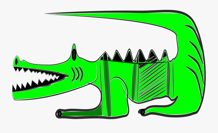 Alligator,nile Crocodile,crocodile - Cartoon Alligator, Transparent Clipart