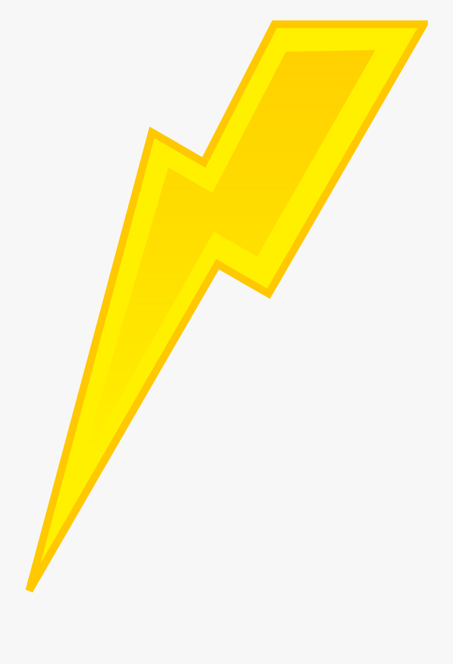 Vector Clip Art - Thunderbolt Lightning, Transparent Clipart